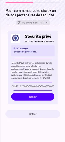 Carte des partenaires Seculib à proximité